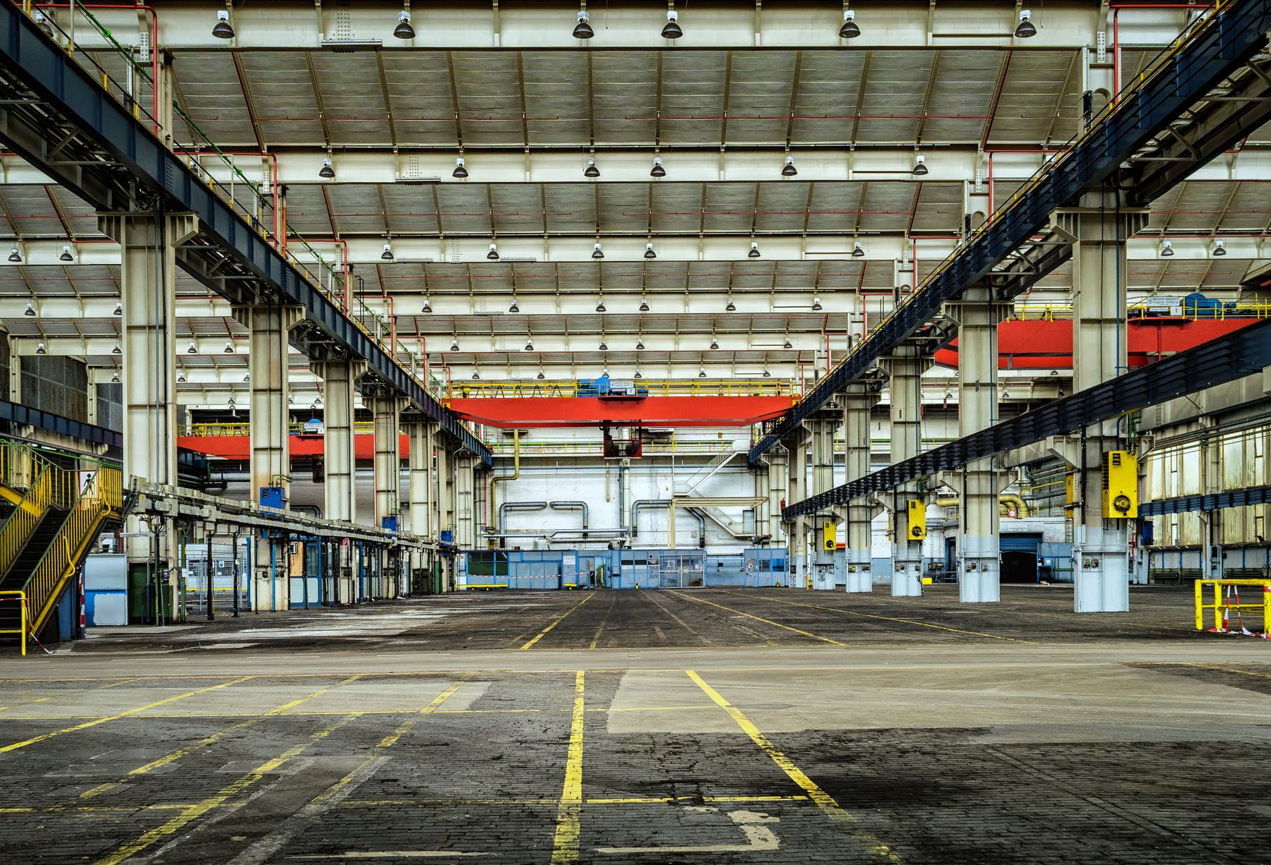 Illustrative photograph of an industrial building interior. Not a 419 project.